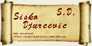 Sisko Đurčević vizit kartica